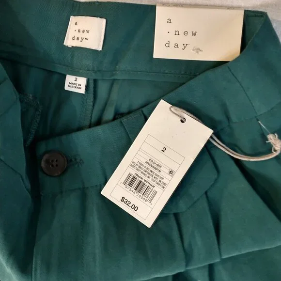 A New Day Women's Wide Leg Relaxed High Rise Baggy Wide Leg Trousers size 2 - Picture 8 of 9